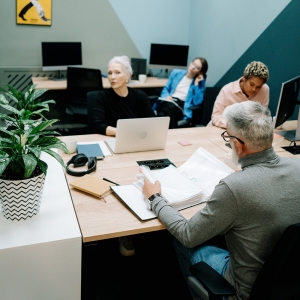 dentists in a marketing meeting