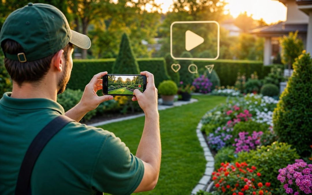 What video content brings leads to landscapers